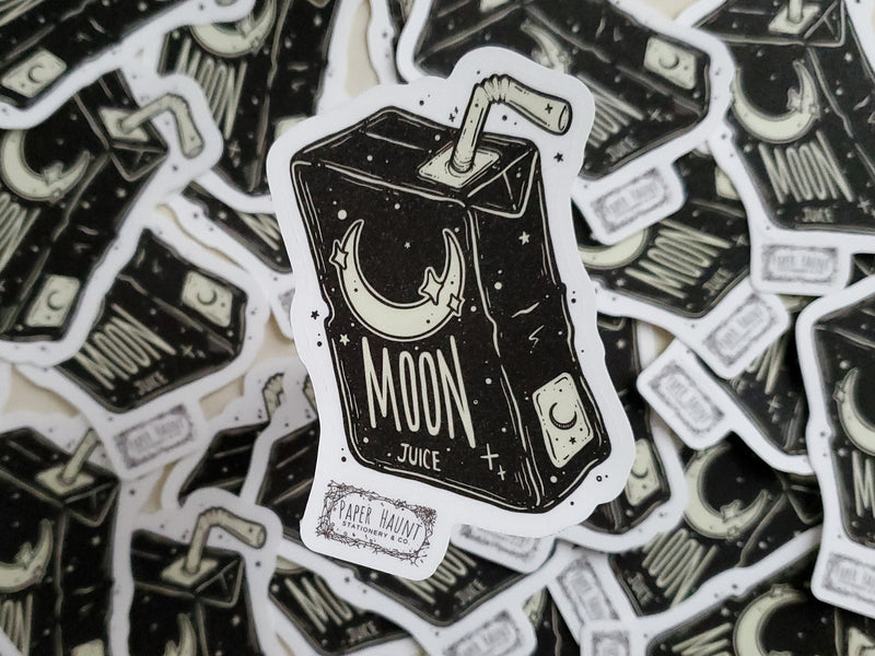 Moon Juice box Sticker