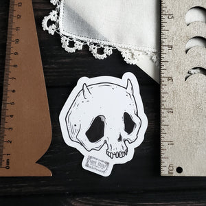 Devil Skull sticker