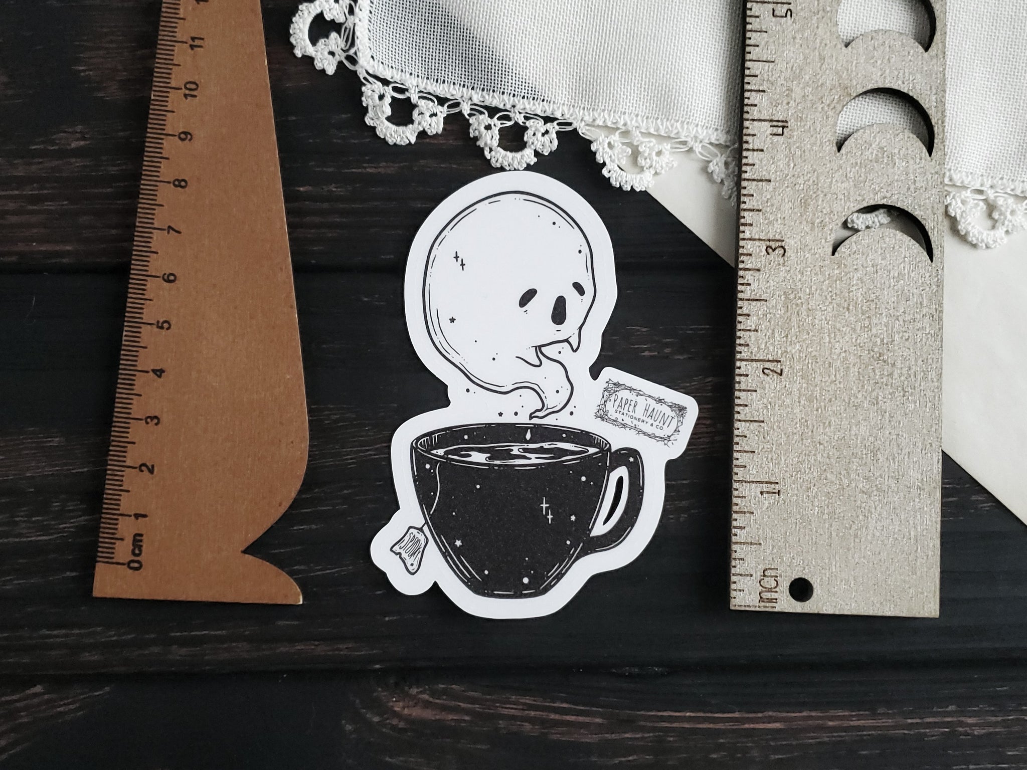 Ghost Tea sticker - Spooky Brew
