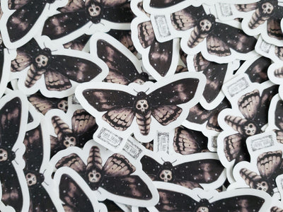 Death moth sticker