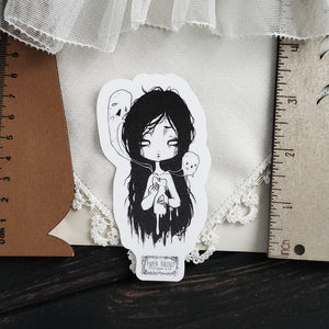 Ghost Girl Sticker