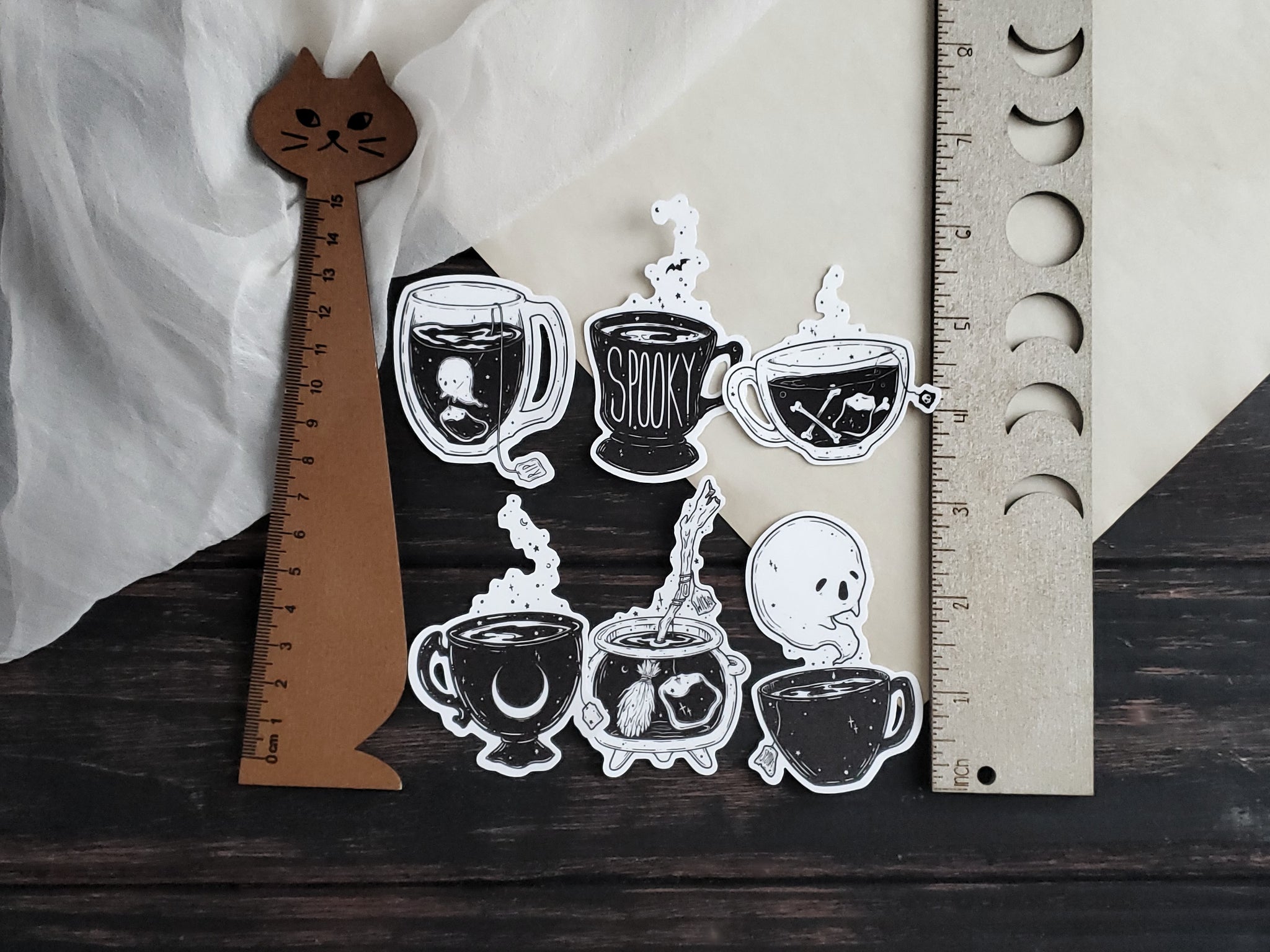 Spooky Brew TEA sticker pack