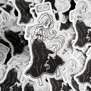 Ghost Girl sticker