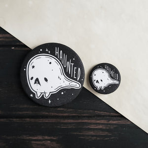 Haunted Ghost pin badge