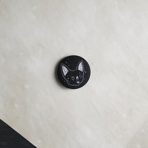 Vampire bat pin button badge - Wut