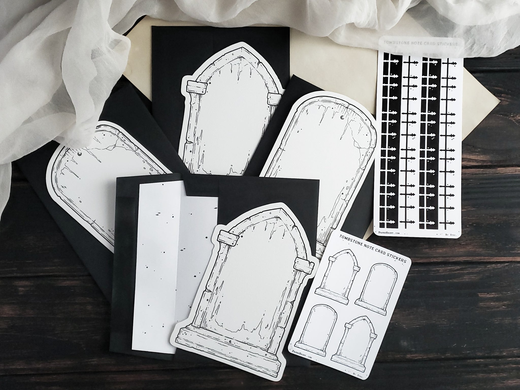 Tombstone Card SET