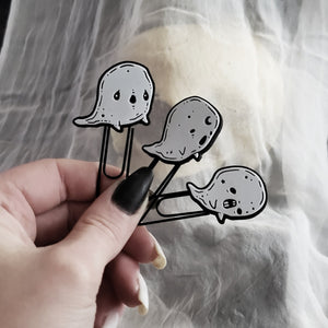 Ghost paperclip bookmark