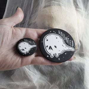 Haunted Ghost pin badge