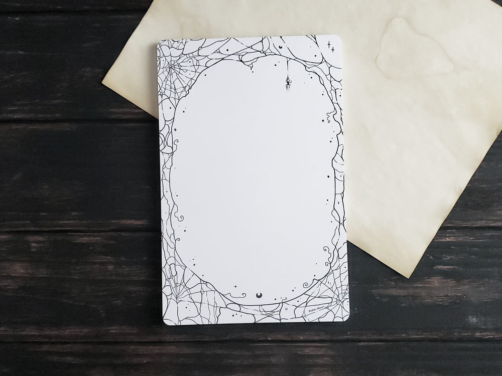 Spider Web Large Note Pad