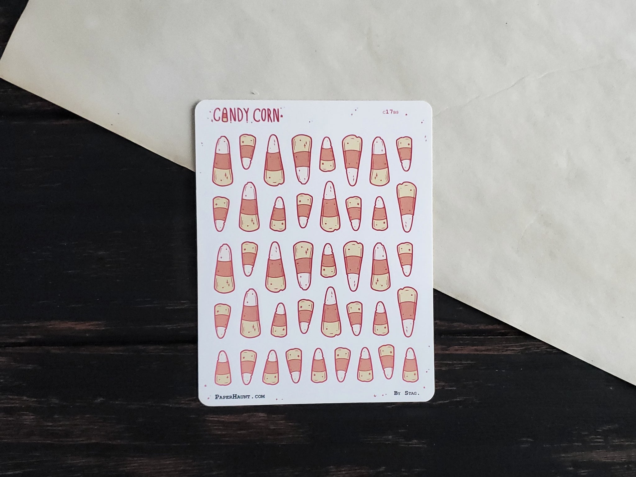Candy Corn STICKER sheet