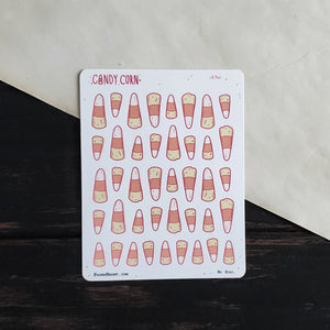 Candy Corn STICKER sheet