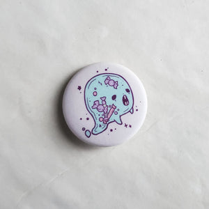 Trick r Treat Ghost pin badge