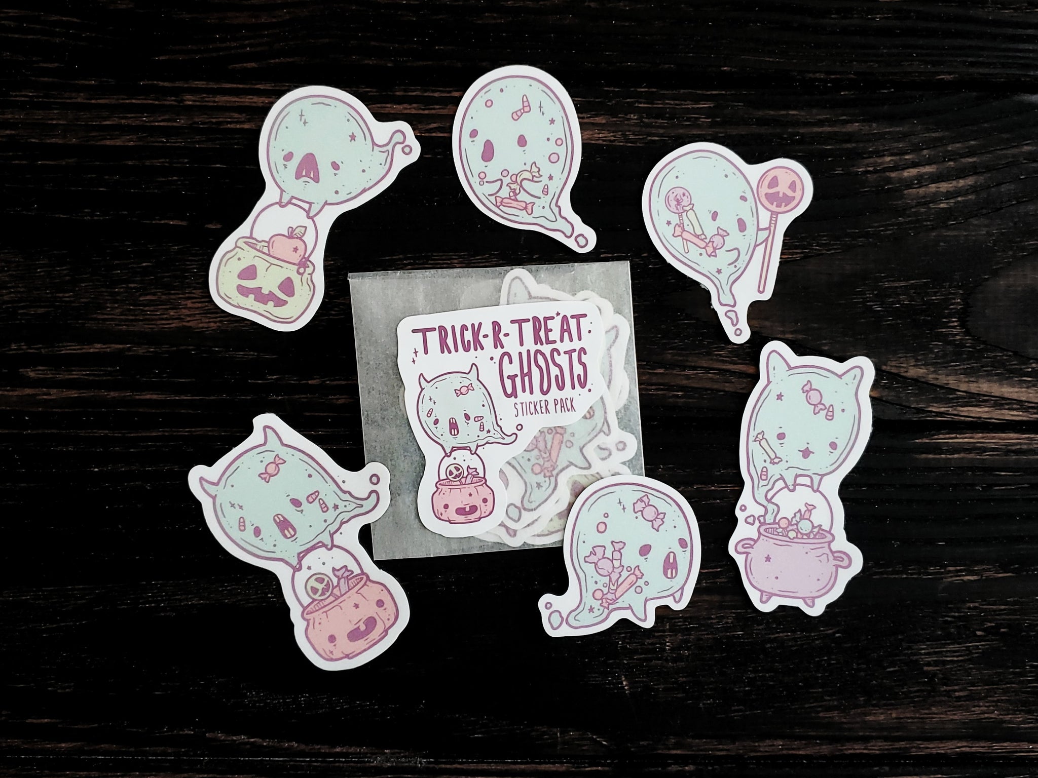 Trick r Treat Ghost STICKER pack