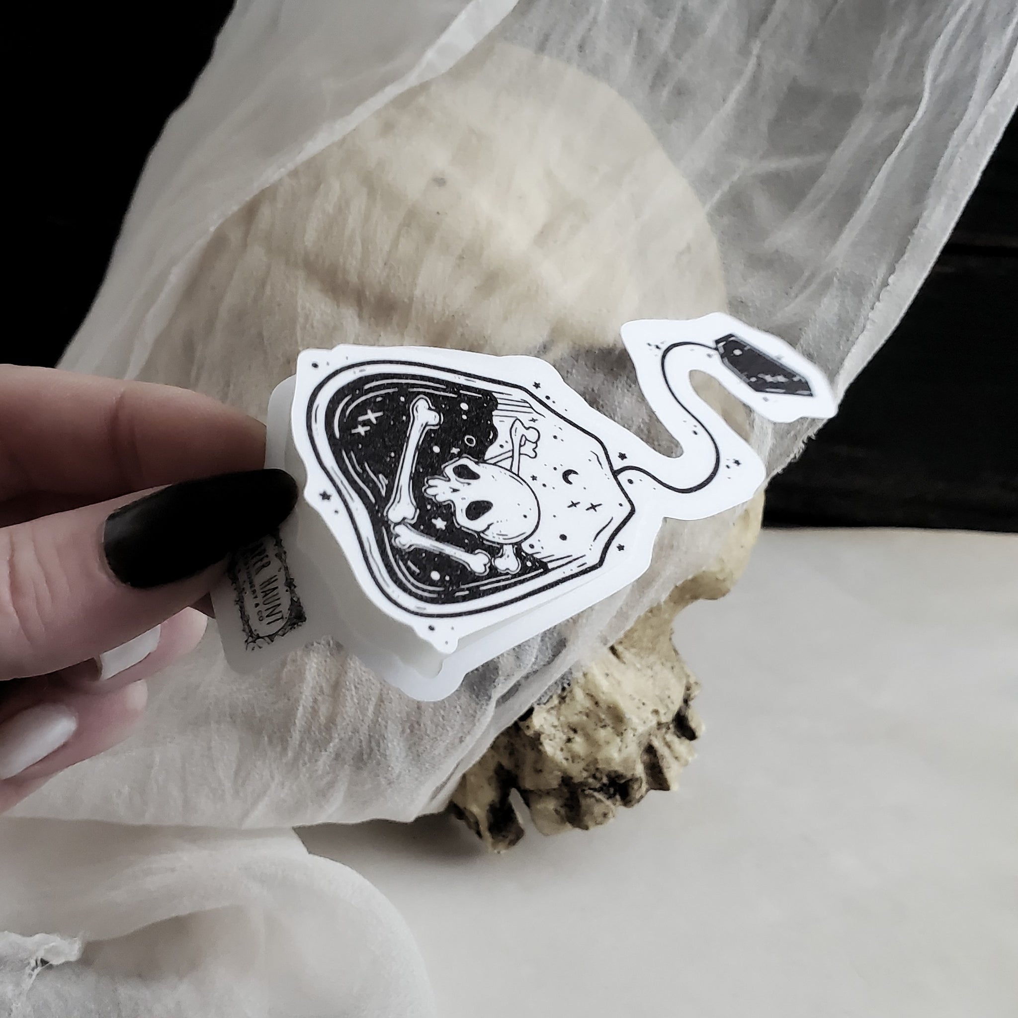 Bones Tea Bag Sticker