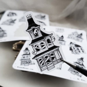 Haunted Houses- Sticker sheet