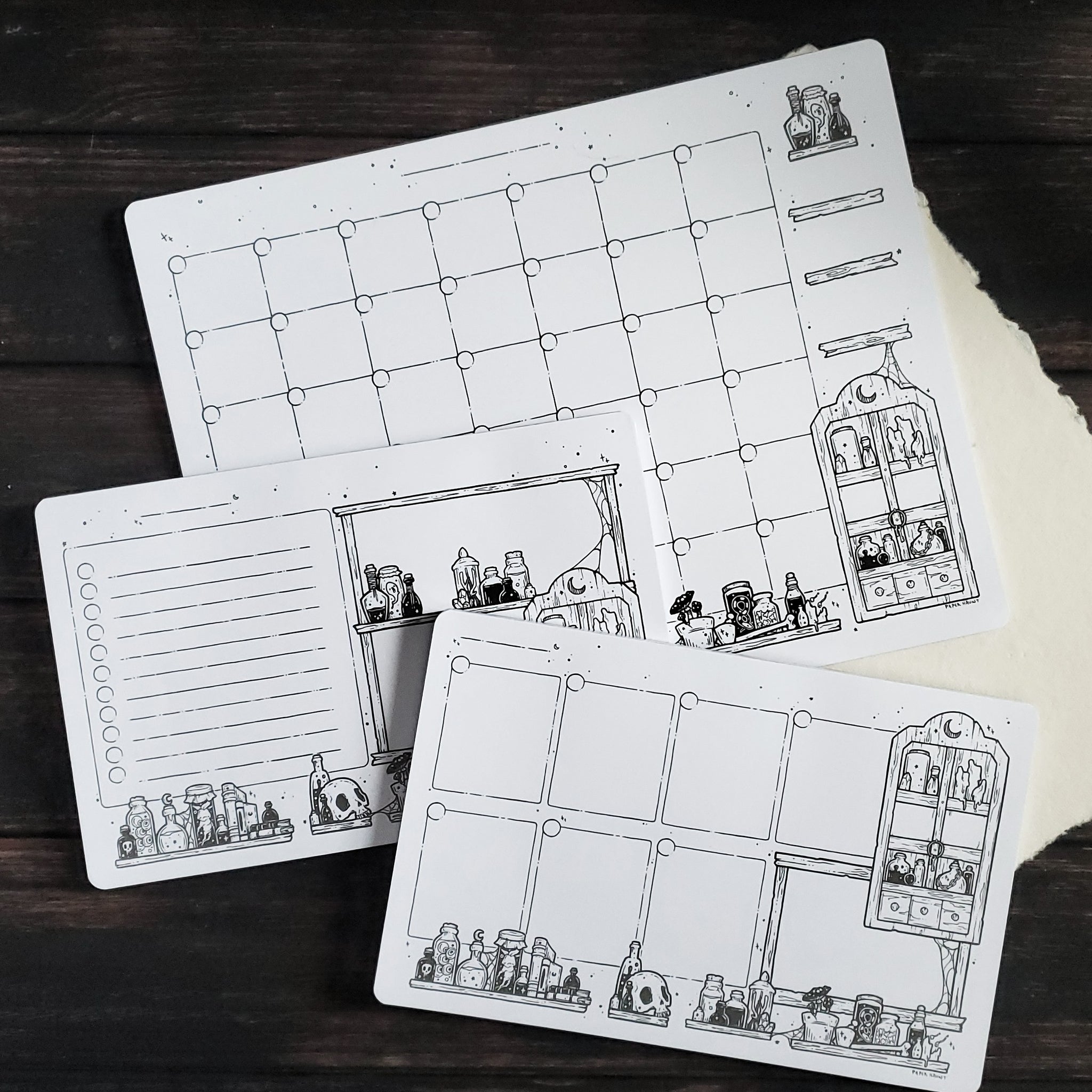 Potion Shelf planner note pads