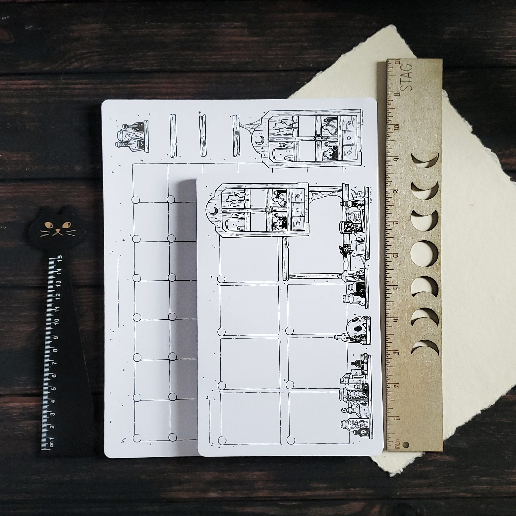 Potion Shelf planner note pads