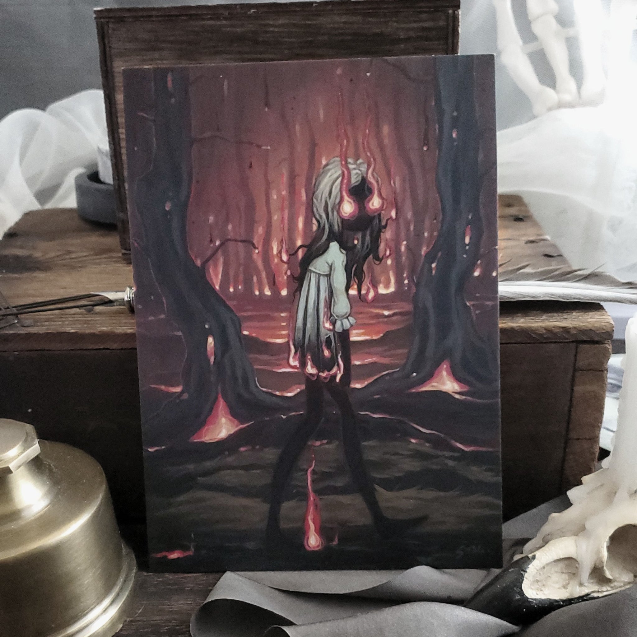 The Ember Witch Art print