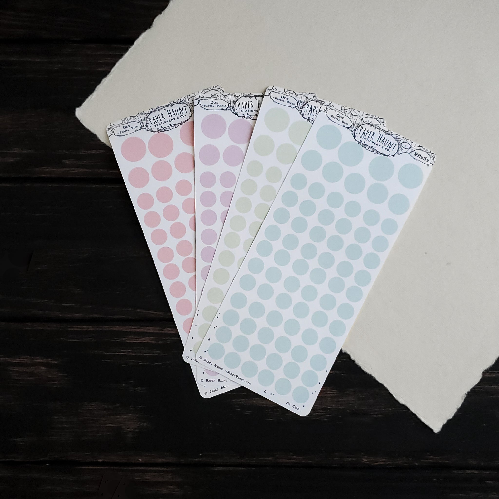 Pastel Planner Dot sticker sheet