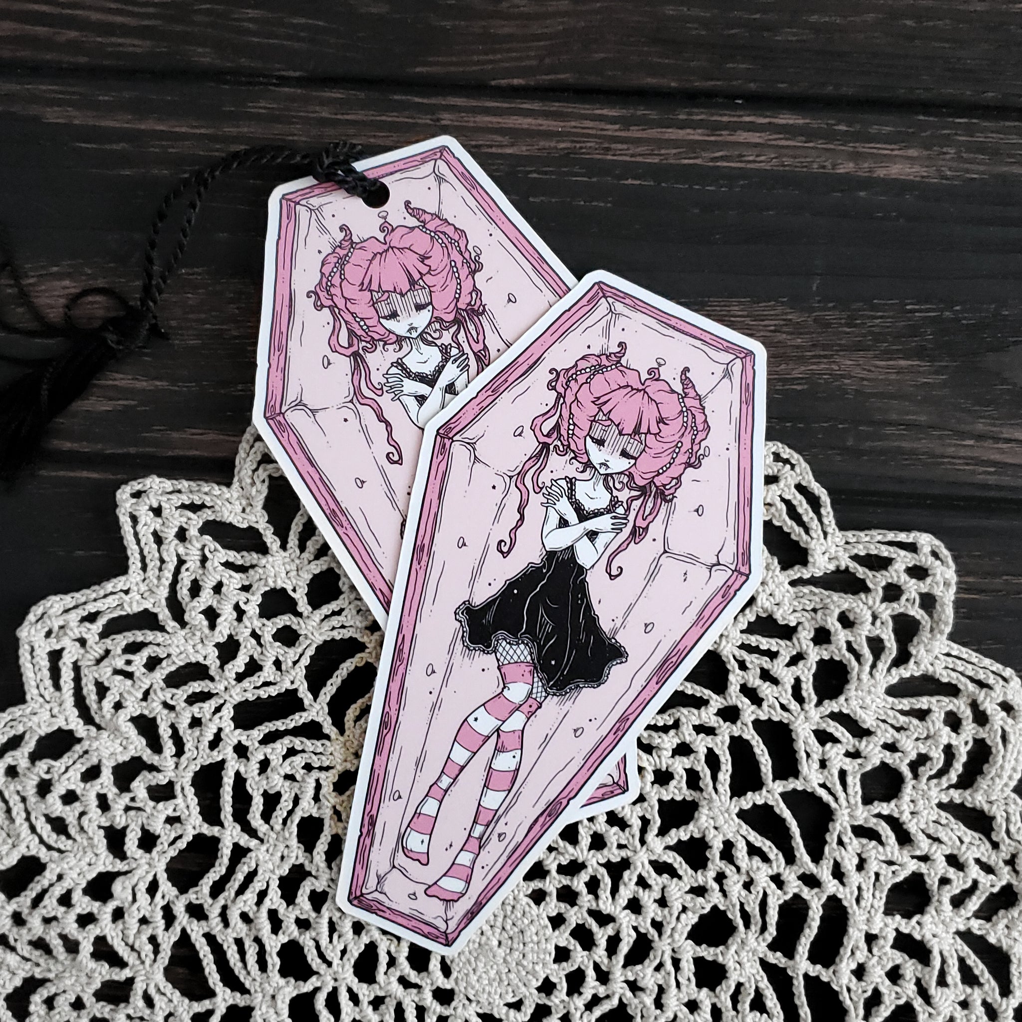 Vampire Coffin bookmark