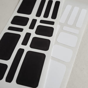 Black and White planner box sticker sheet
