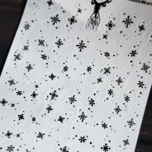 Snowflakes  STICKER sheet set