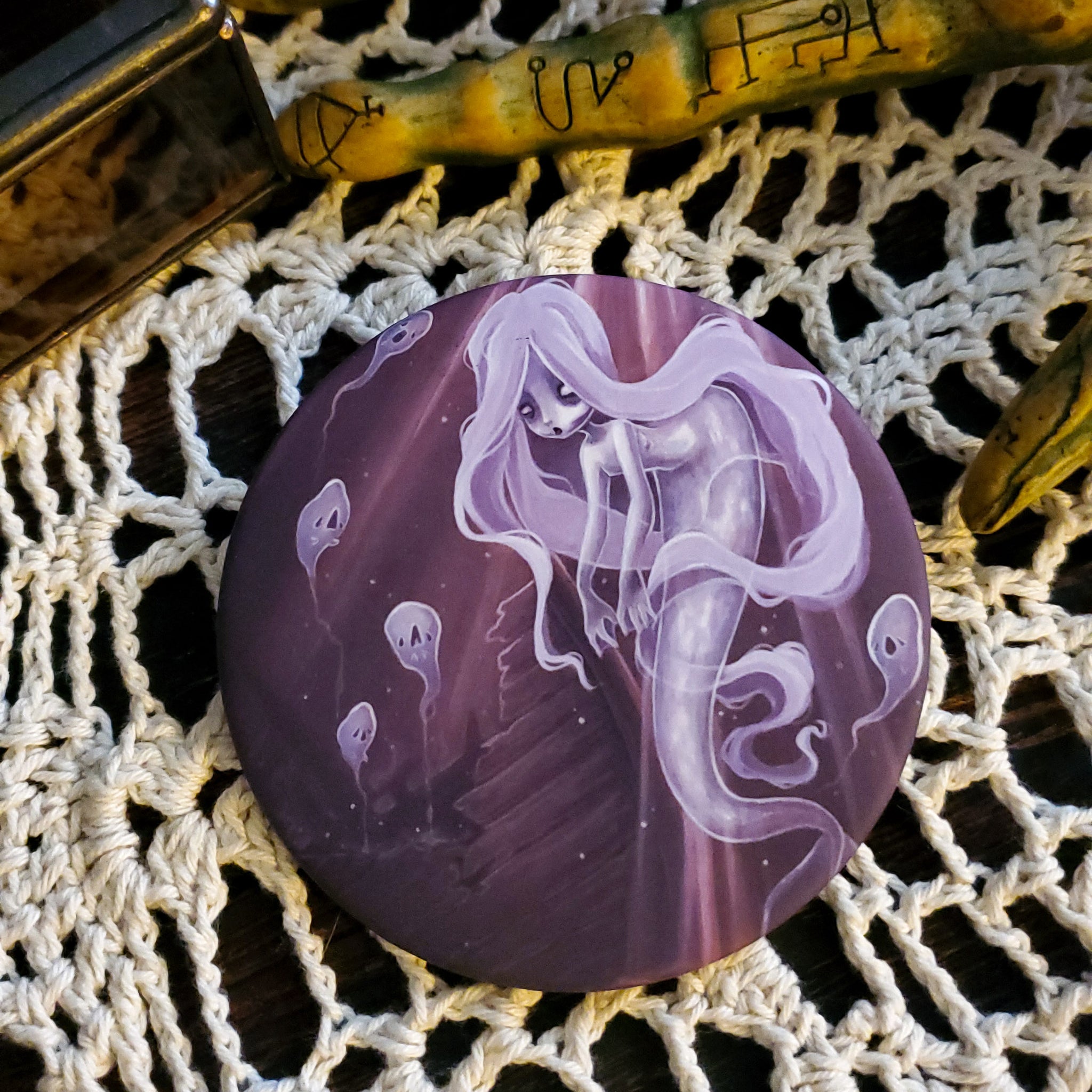The Ghost Ship large pin back button