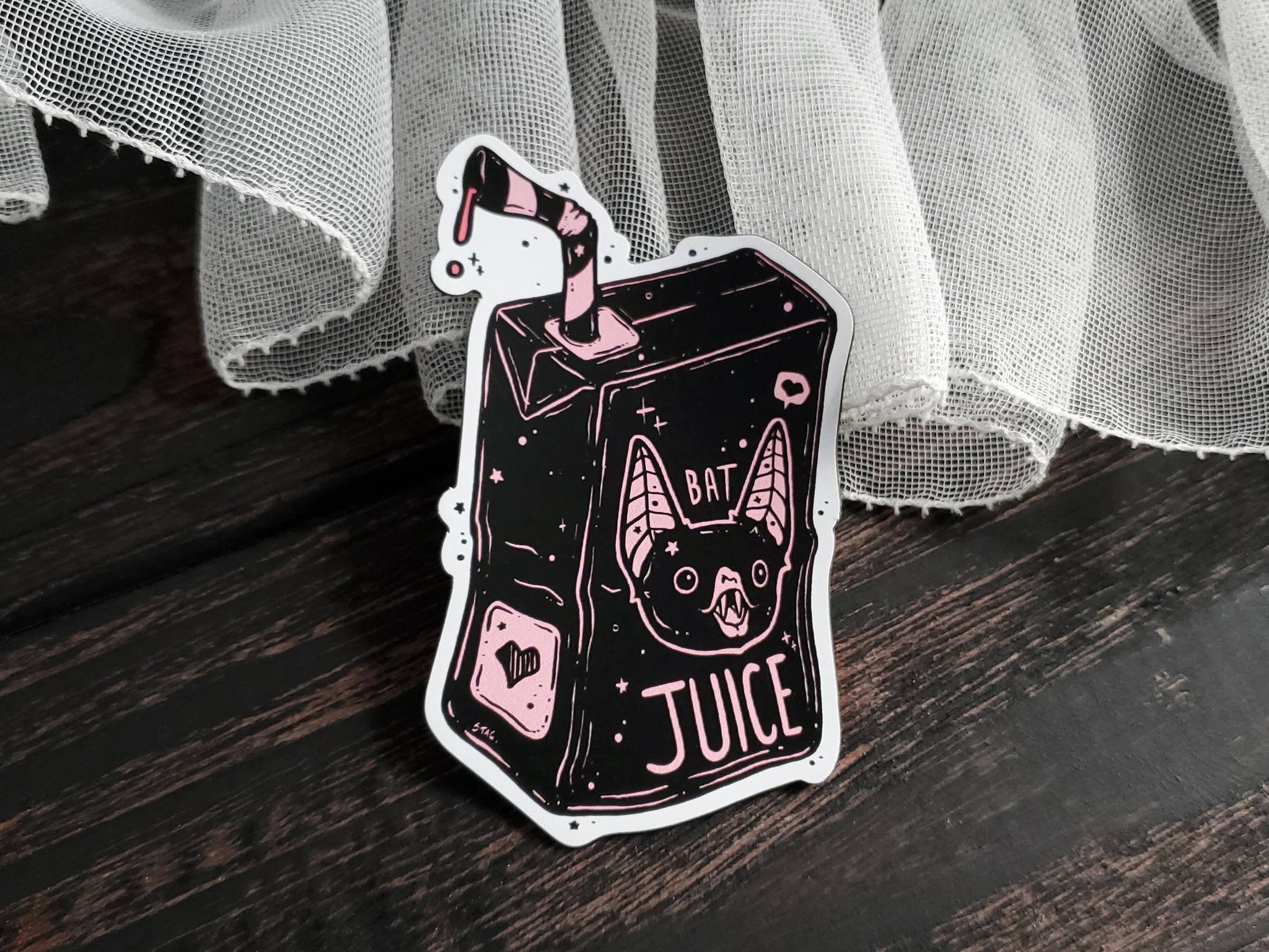 Vampire Bat juice box Magnet