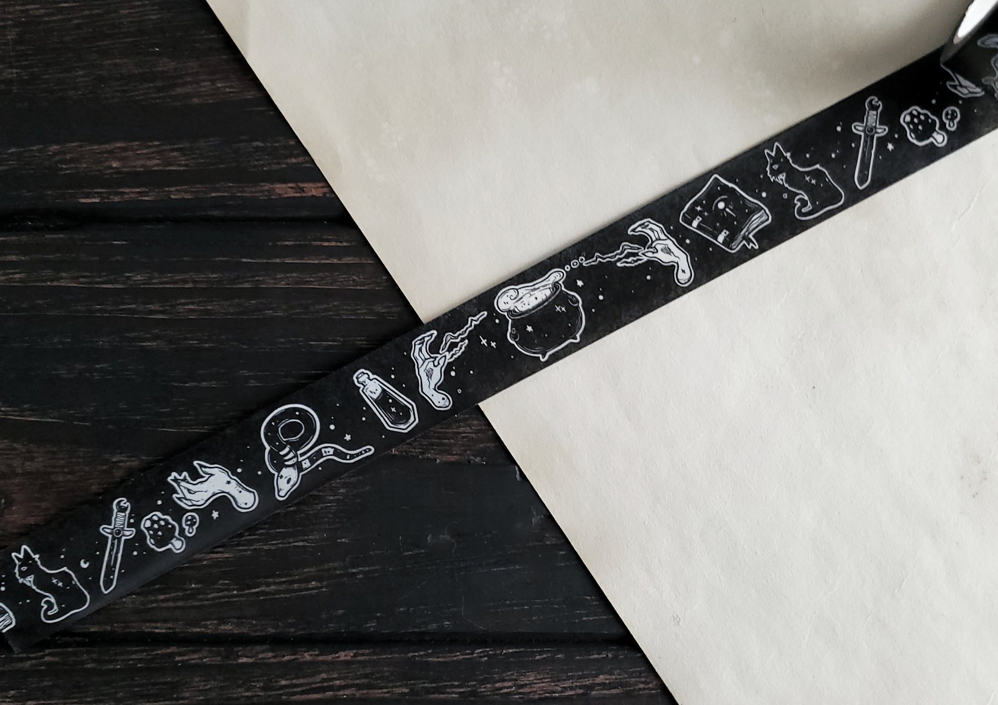 Conjure witch WASHI tape – Lowbrow Misfits / White Stag Art
