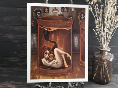 The Doctor's Wife lowbrow gothic art print