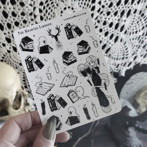 The Haunted Library STICKER sheet