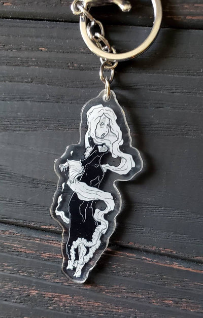 The Banshee- ghost charm keychain
