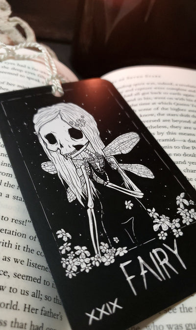 The Fairy Oracle Card Bookmark, Skeleton Fairy