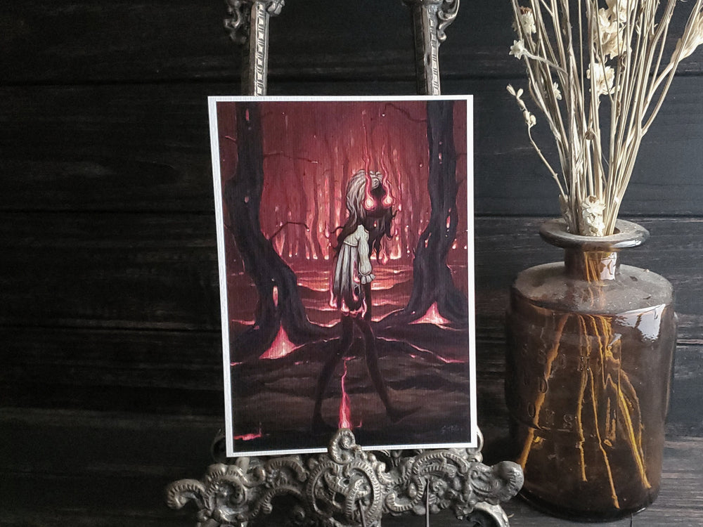 The Ember Witch - fire print