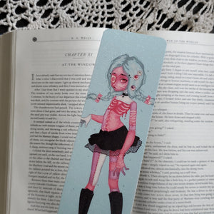 Blue Zombie Bookmark