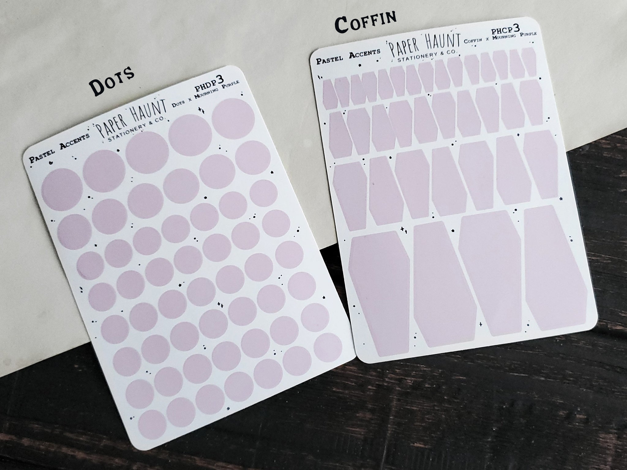 Pastel Purple sticker sheet