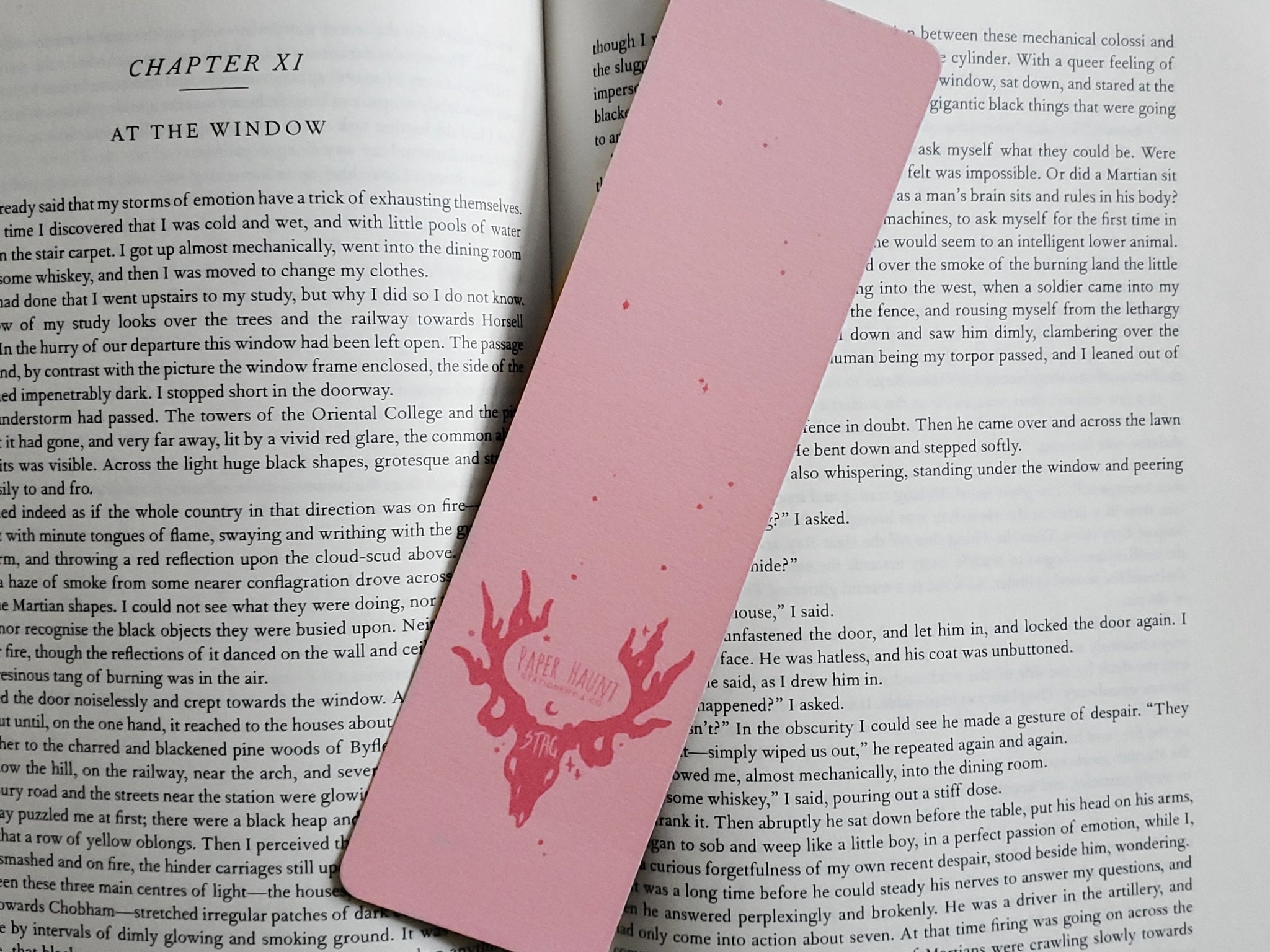 Pink Zombie Bookmark