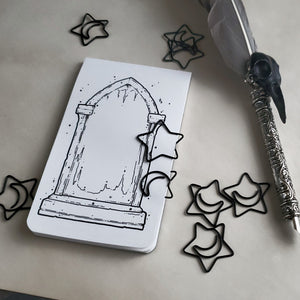 Tombstone White Memo Notepad