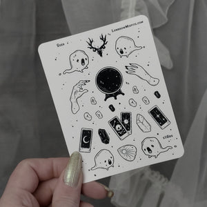 Seek- Witch sticker sheet