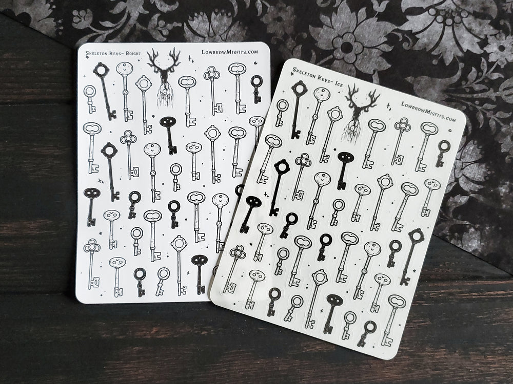 Skeleton Keys STICKER sheet set