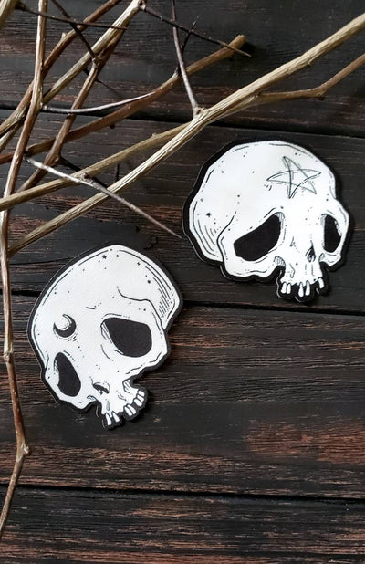 Moon and Star SKULL patch