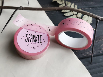 Pink Sparkle WASHI tape