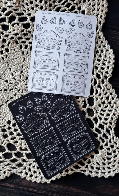 Ouija spirit board STICKER sheet set