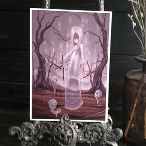 Spirits lowbrow ghost art print