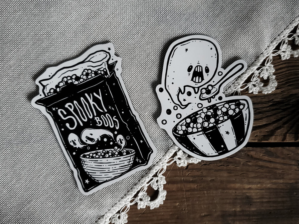 Spooky Boos Cereal Ghost Magnet